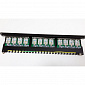 Патч-панель CMS 19" 24xRJ-45 FTP, кат. 5e з огранізатором кабелю - фото 3