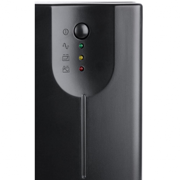 Джерело безперебійного живлення Vinga VPE-600MU 600ВА / 360 Вт з LED-індикацією з USB у металевому корпусі - фото 3