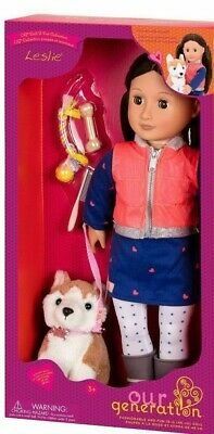 Лялька Our Generation Леслі з собакою 46 см BD31201Z - фото 4