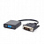 Адаптер Cablexpert (A-DVID-VGAF-01) DVI-D-VGA, 0.2 м, черный (пакет)