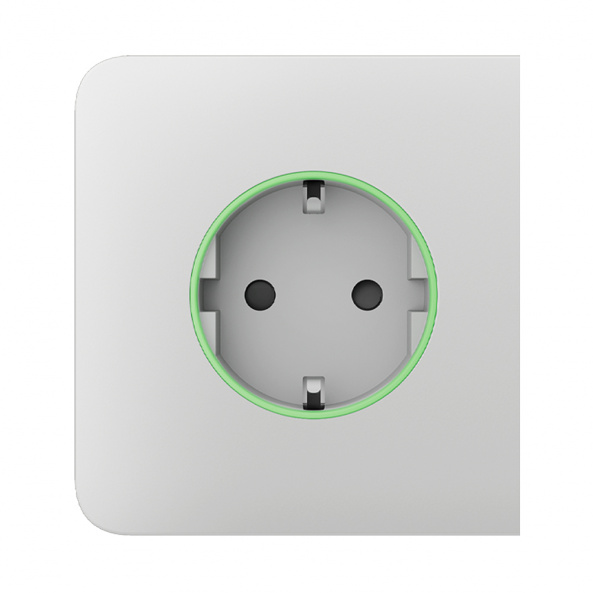 Бічна панель Ajax SideCover (type F) white для вбудованої розетки - фото 1