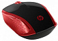 Мышь HP  200 WL Red - фото 3