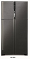 Холодильник с верхней мороз. HITACHI R-V910PUC1KBBK, 184х85х91см, 2 дв., Х- 514л, М- 186л, A++, NF, Інвертор, Чорний