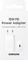 Мережевий зарядний пристрій Samsung 15W Power Adapter (w/o cable) White