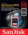 Карта пам'ятi SanDisk 128GB SDXC C10 UHS-I U3 R170/W90MB/s Extreme Pro