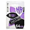 Флеш-накопичувач USB 64GB Hi-Rali Stark Series Black (HI-64GBSTBK)