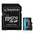 MicroSDXC  128GB UHS-I/U3 Class 10 Kingston Canvas Go! Plus R170/W90MB/s + SD-адаптер (SDCG3/128GB)