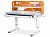 Детский стол Mealux Denver Plus Orange (арт.BD-660 OR Plus)