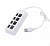 Концентратор USB2.0 Voltronic 4хUSB2.0 White (YT-HWS4HS-W/03961), Blister