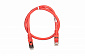 Патч-корд 2E Cat 6,S-FTP экран оплётка фольга,RJ45, 4Х2 27AWG ,7/0.14 Cu, 0.50 m, PVC,Red - фото 1