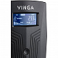 Джерело безперебійного живлення Vinga VPC-800PU 800ВА / 480 Вт з LCD-дисплеєм з USB у пластиковому корпусі - фото 3