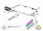 Детский стол Mealux Woodville Multicolor W (арт. BD-850 W/MC) - фото 1