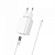 Мережевий зарядний пристрій Jellico C22 (1USBx2.1A) White (RL058165) + кабель Lightning