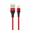 Кабель XO NB118 Weave USB-Lightning 2.1A 1м Red (00000014010)