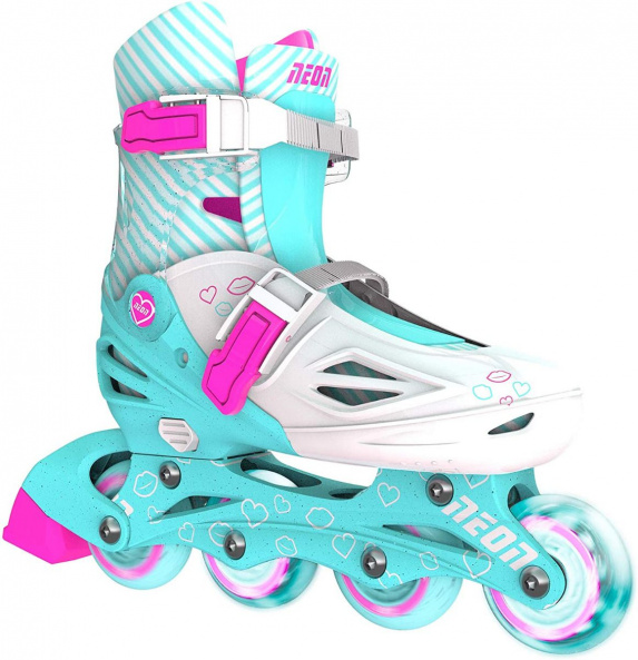 Ролики Neon COMBO SKATES Бірюзовий (Розмір 34-38) - фото 6