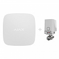 Комплект Ajax Hub 2 (2G) з краном перекриття води Ajax WaterStop 1/2" white