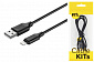 Кабель KITs USB 2.0 to Lightning cable, 2A, black, 1m - фото 1