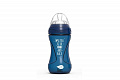 Дитяча Антиколікова пляшечка Nuvita NV6032 Mimic Cool 250мл темно-синя