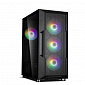 Корпус Zalman I3 NEO BLACK, без БП, 1xUSB3.0, 2xUSB2.0, 4x120mm RGB fans, TG Side Panel, ATX, Black - фото 1