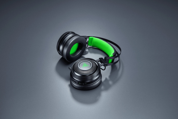 Гарнітура консольная Razer Nari Ultimate for Xbox One WL Black/Green - фото 8
