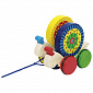 Деревянная каталка goki Двигающиеся улитки 54970G - фото 1