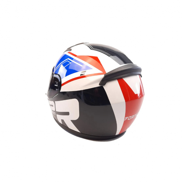 Мотошолом інтеграл Forte 902 біло-синій (розмір M) - фото 3