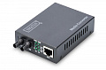 Медиа конвертор DIGITUS Fast Ethernet, RJ45 / MM ST DX, 1310 m, 2km