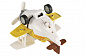 Літак металевий інерційний Same Toy Aircraft жовтий SY8016AUt-1 - фото 3