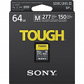 Карта памяти Sony 64GB SDXC C10 UHS-II U3 V60 R277/W150MB/s Tough