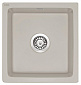 Мийка кухонна Deante Sabor, кераміка, квадрат, без крила, 450х478х217мм, чаша - 1, врізна+накладна, капучiно - фото 1