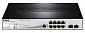 Коммутатор D-Link DGS-1210-10P/ME/A 8x1GE PoE, 2xSFP(1G), Metro Ethernet - фото 1