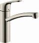 Змішувач для кухні Hansgrohe Focus, довж.виливу - 220мм, поворотний, 1важіль, KM160, сталь - фото 1