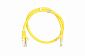 Патч-корд 2E Cat 5e,UTP,RJ45, 26AWG ,7/0.16 Cu, 0.50 m, PVC,Yellow - фото 1