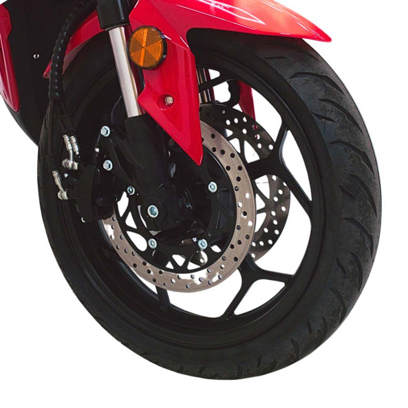 Электроскутер V9 Wuxi Electric 3000W 72V 52Ah red - фото 7