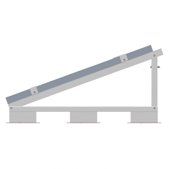 Монтажный набор (8 модулей, балластная система с углом наклона 15) - фото 3