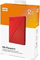 Жорсткий диск WD 2.5" USB 3.2 Gen 1 2TB My Passport Red