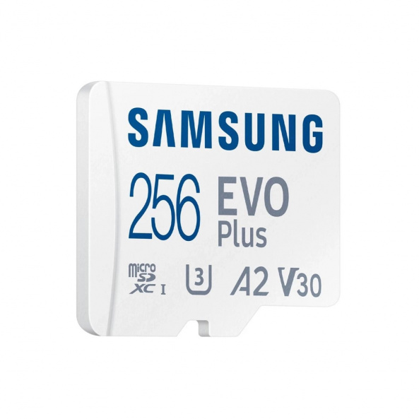 Карта памяти Samsung Evo Plus microSDXC 256GB UHS-I U3 V30 A2 + SD адаптер (MB-MC256KA/EU) - фото 3