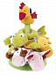 Мягкая игрушка sigikid Пирамидка с животными 30 см 49419SK - фото 1