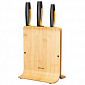 Набір ножів з бамбуковою підставкою Fiskars FF, 3 шт - фото 1
