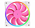 Вентилятор ID-Cooling ZF-12025-PINK ARGB (Single Pack), 120x120x25мм, 4-pin PWM, белый с розовым