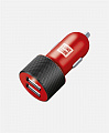 Автомобільний зарядний пристрій Luxe Cube 2USB 17W Red (8886668686235)