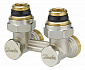 Клапан Danfoss RLV-KS Н-образный, вх. 1/2" - вых. 3/4", угловой, никель - фото 1