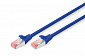 Патч-корд DIGITUS CAT 6 S-FTP, 5м, AWG 27/7, LSZH, синий - фото 1