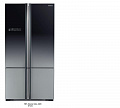 Холодильник с нижн. мороз. HITACHI R-WB800PUC5XGR, 184х81х91см, 4 дв., Х- 466л, М- 174л, A++, NF, Инвертор, Градац.сер.(стекло)