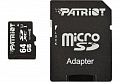 Карта пам`ятi  MicroSDXC 64GB UHS-I Class 10 Patriot LX + SD-adapter (PSF64GMCSDXC10)