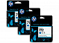 Картридж HP No.712 DesignJet Т230/Т630 Cyan 3-Pack 29-ml - фото 1