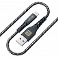 Кабель Luxe Cube Kevlar USB-Lightning, 1.2м, черный (8886668686440) - фото 1