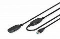 Подовжувачь DIGITUS USB 3.0 Active Cable, A/M-A/F, 20 m