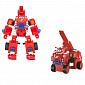 Конструктор-трансформер Super Wings Small Blocks 2-in-1 Buildable Transforming Vehicle Jett, Джетт - фото 1