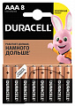 Батарейка Duracell Basic AAA/LR03 BL 8шт